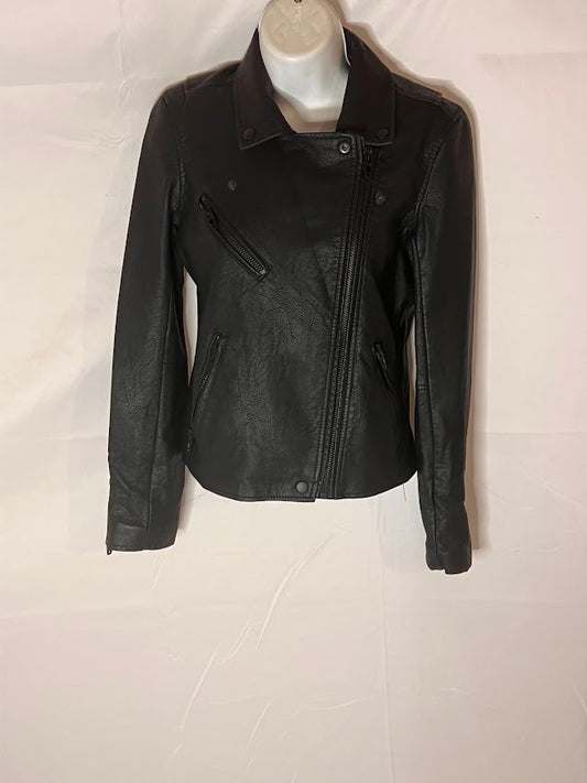 Blank NYC Black Faux Leather Moto Jacket (XS – True to Size) (NWT)