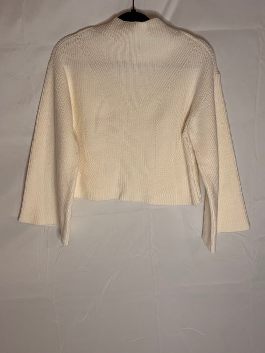 Maeve Cream Turtleneck Sweater with Knit Texture (BNWT)