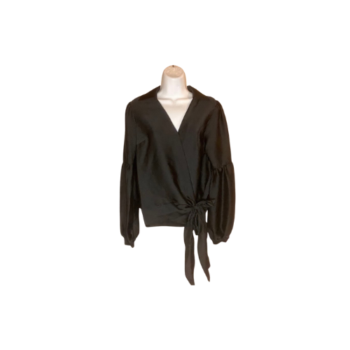 Michael Kors Black Wrap Shirt – Size Small (BNWT)