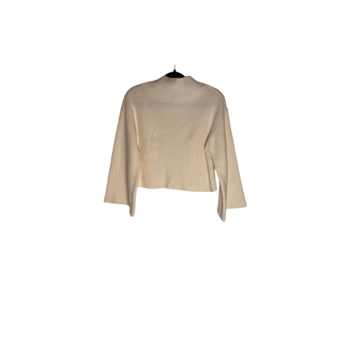 Maeve Cream Turtleneck Sweater with Knit Texture (BNWT)